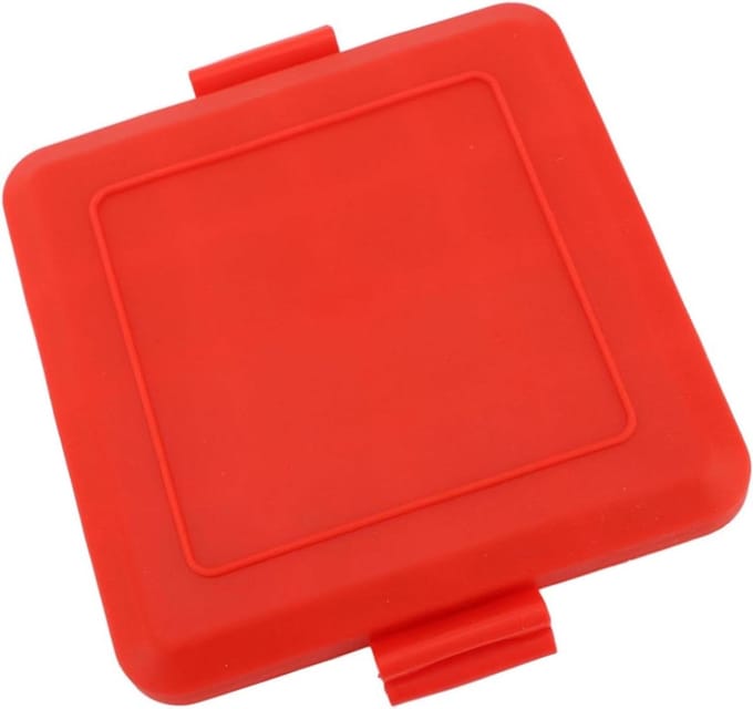 Magnetron Panini Maker - Sandwich Grill - Snacks Bereiden - Crispy Resultaten - 17 cm - Rood