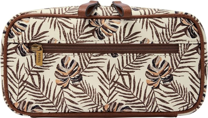 FOSSIL Toilettas Dillon Travel Organizers Neutral Multi Beige Bruine