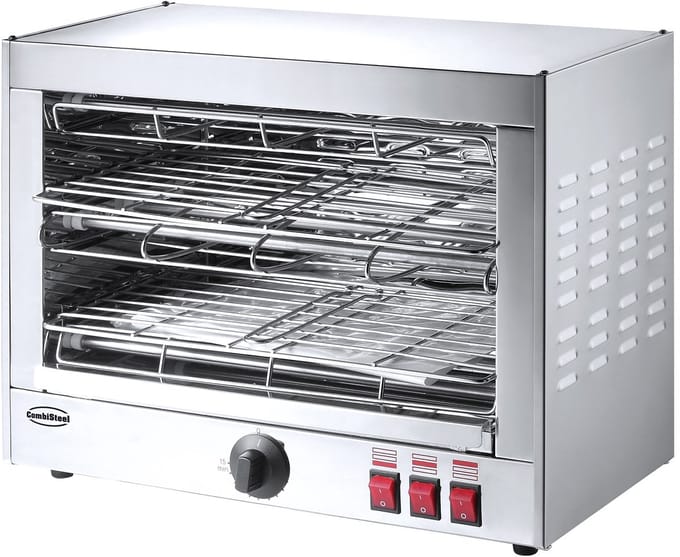 Professionele Salamander Toaster 2 Niveaus | Combisteel | 7455.1650 | Horeca