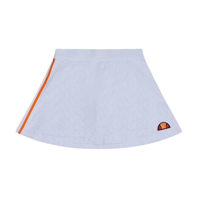 Ellesse Dames Kynance Patroon Skort (Wit)