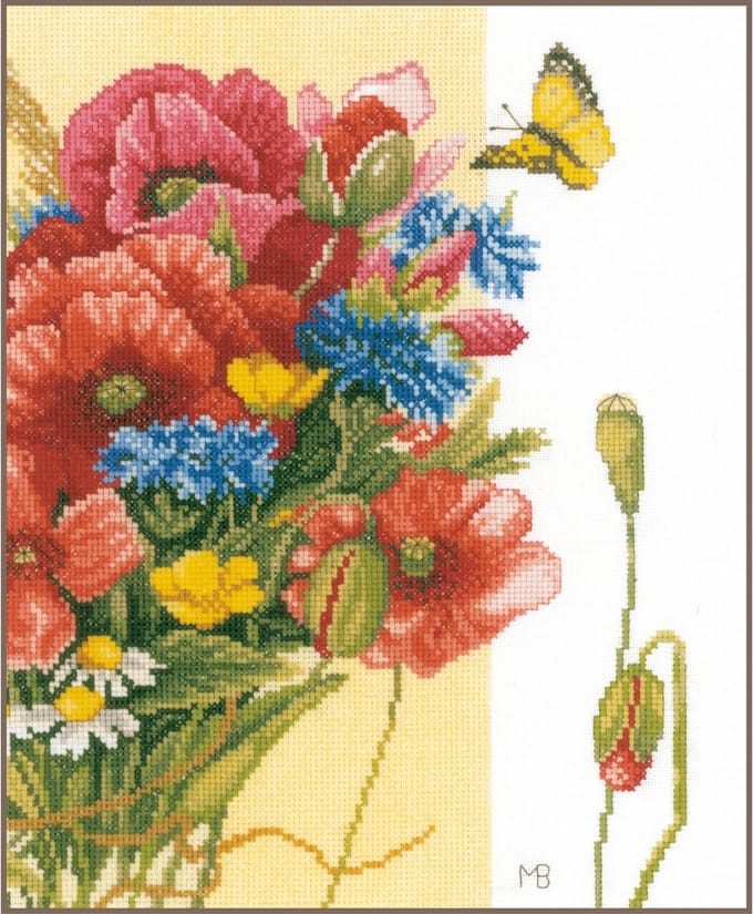 Lanarte - Telpakket kit - Papavers - Marjolein Bastin - PN-0144568