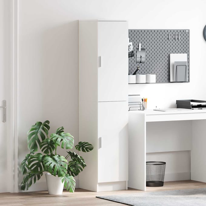 vidaXL - Highboard - Wit - 35 - x - 39 - x - 168 - cm