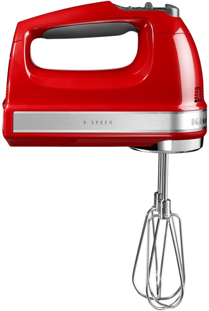 KitchenAid Artisan 5KHM9212EER - Handmixer - 85 W - Keizer Rood - 9 Snelheden