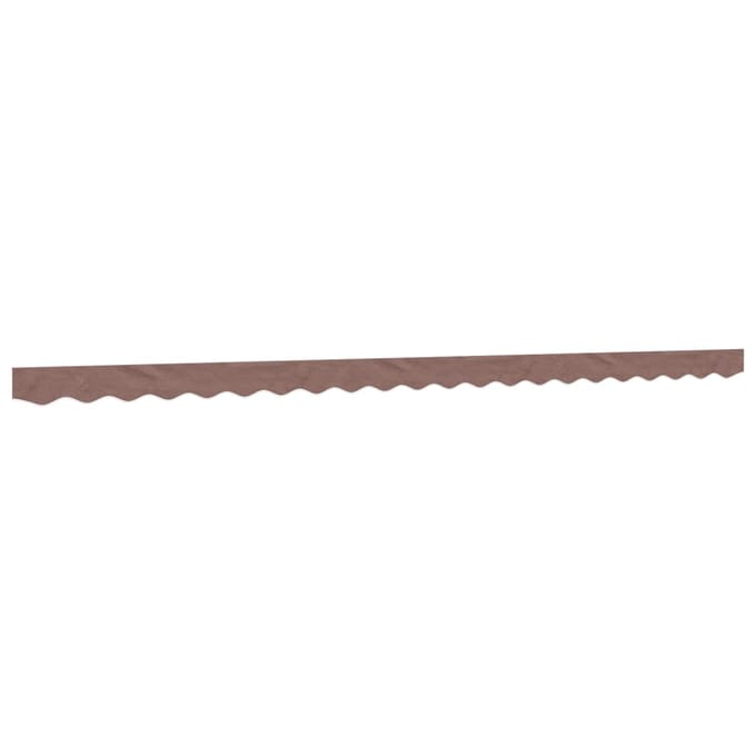 vidaXL - Vervangingsdoek - voor - luifelrok - gestreept - 500 - cm - bruin