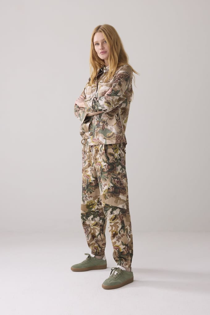 Summum Woman Blouse Camouflage Flowers Multicolour Größe: 38 | Business hemden Outlet | Damen