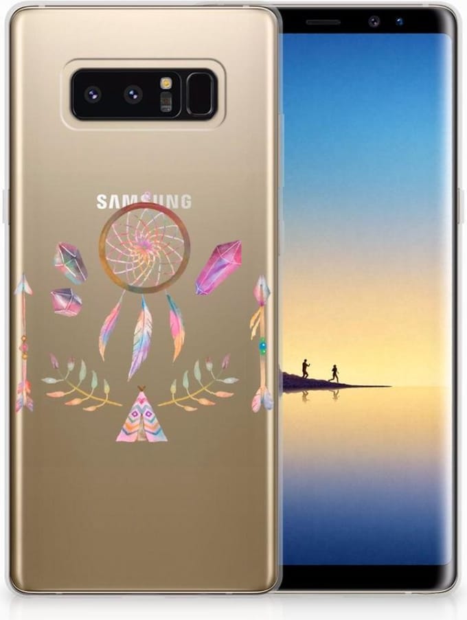Samsung Galaxy Note 8 Telefoonhoesje met Naam Boho Dreamcatcher