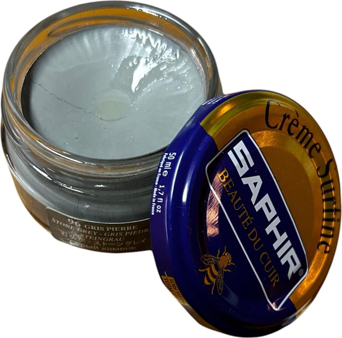 Saphir Creme Surfine (schoenpoets) Steen Grijs