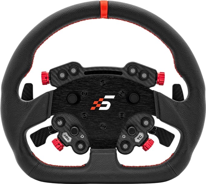SIMAGIC GT Pro - D-Type Racing Wheel - Leren Afwerking - QR50 - Met Hubs