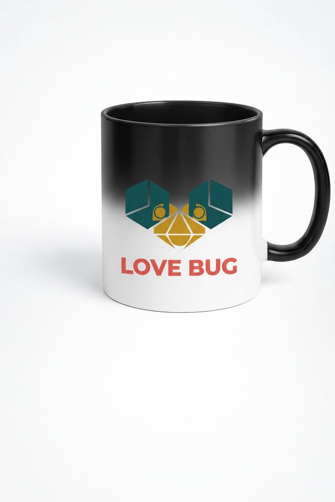 Magische Mok 'Love Bug' | Warmte Onthult Liefdesbeestje Design