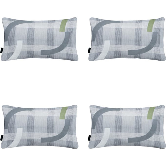 Madison - Sierkussen Tess sage - Ca. 30x50 cm - Set van 4