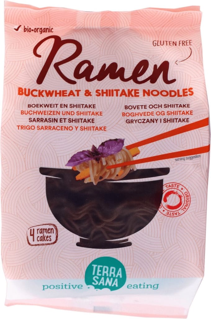 TerraSana Ramen boekweit shiitake bio 280 Gram