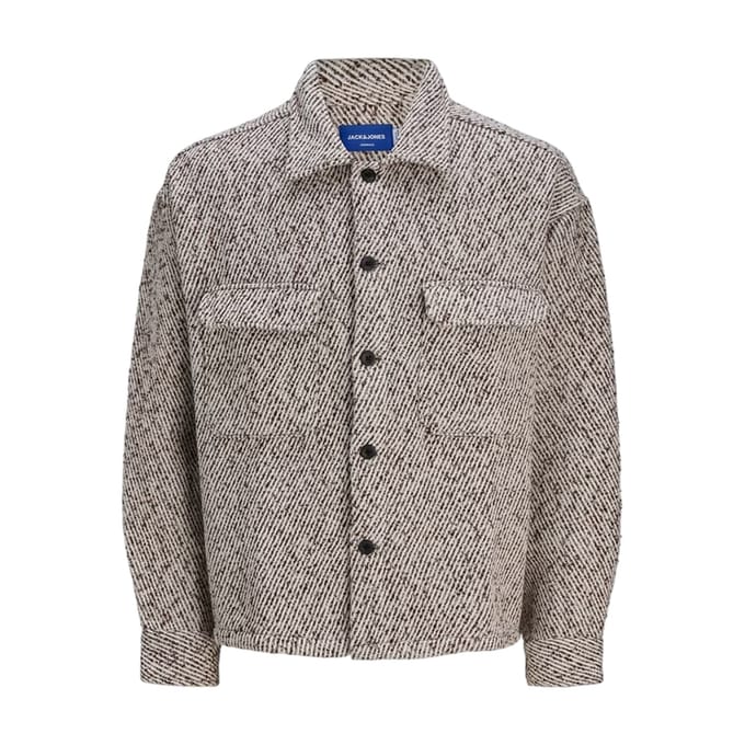 Jack And Jones Winteroverhemd voor heren met een relaxte pasvorm (Chocolade)