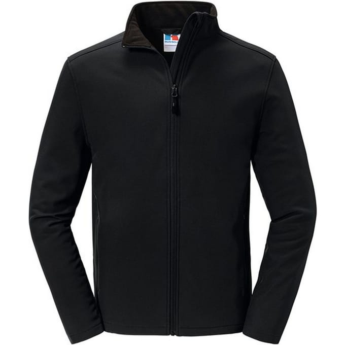 Russell Heren Essential Soft Shell Jas (Zwart)