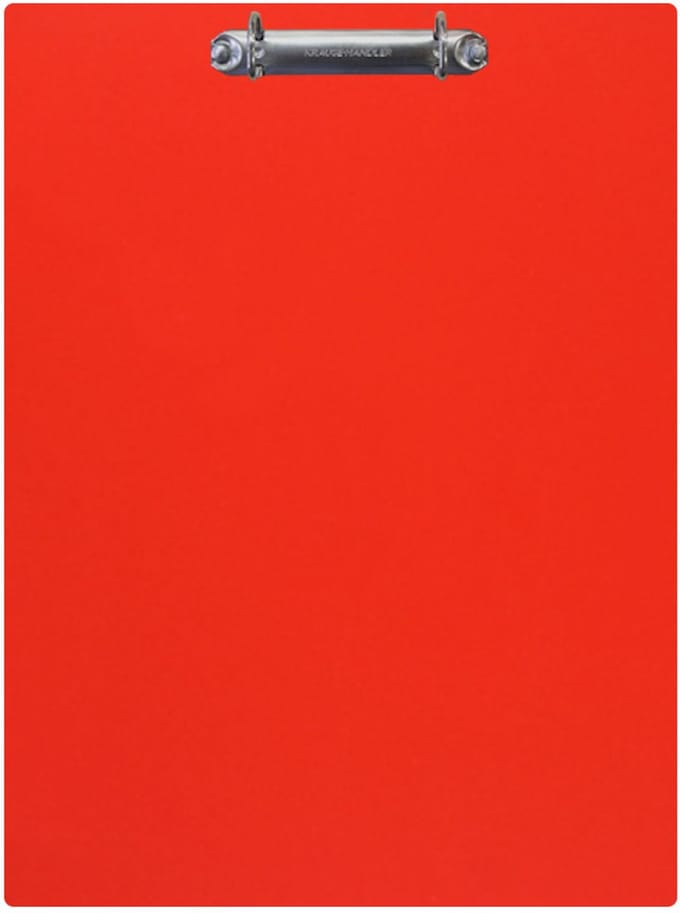 Magnetisch klembord A4 incl. ringband (staand) - Rood