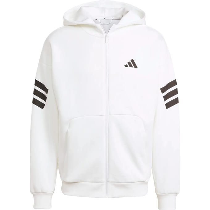 Capuchon sweaters adidas Sweatshirt Future Icons 3 Stripes blanc