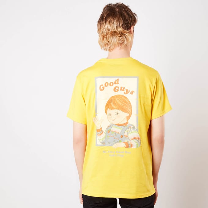 Chucky Good Guys Retro Men's T-Shirt - Geel - L
