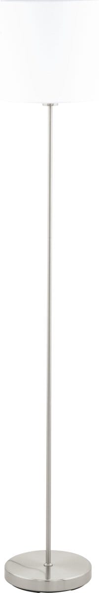 EGLO Pasteri Vloerlamp - E27 - 157,5 cm - Grijs/Wit