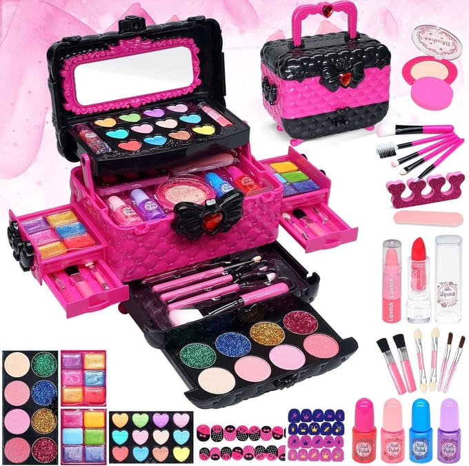 Fantasie Make-up Speelgoedset voor Kinderen - 25 Stukken Nep Make-up