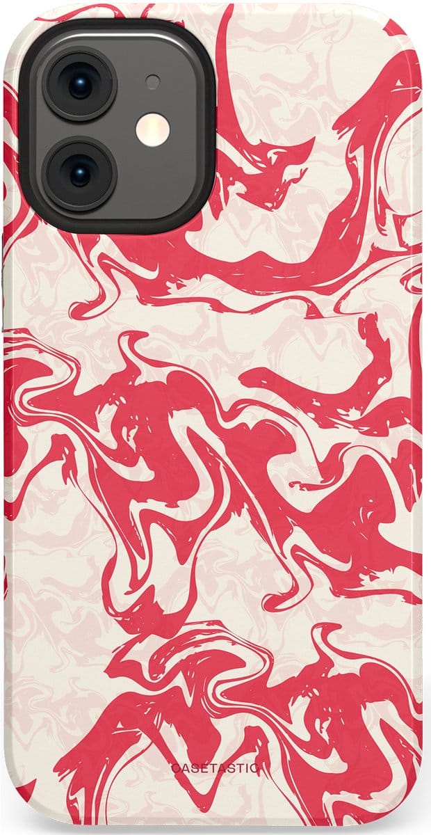 Casetastic Hoesje Geschikt voor Apple iPhone 12 Mini - Stijlvolle Beschermende Duo-layer Case - Marshmellow Explosie