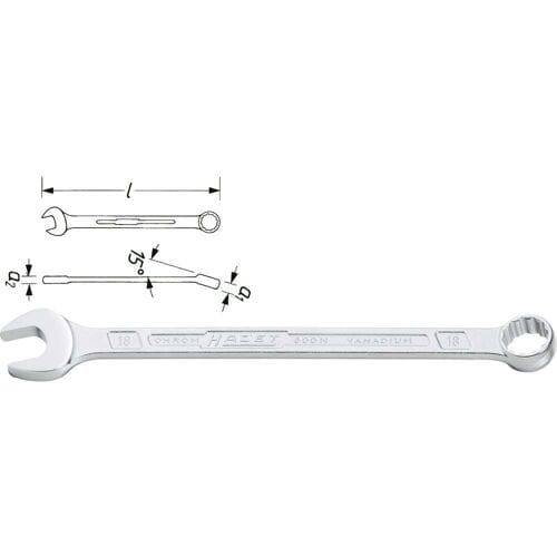 Hazet 600N-60 600N-60 Ring-steeksleutel Sleutelbreedte (metrisch) 60 mm