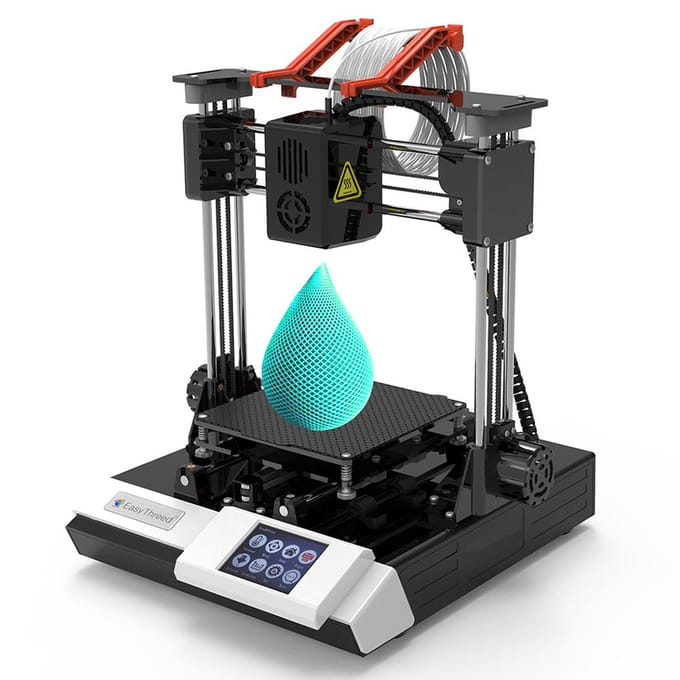 EasyThreed K6 3D-printer FDM Desktop-drukmachine 100x100x100mm4x4x4inches Afdrukformaat B-AU