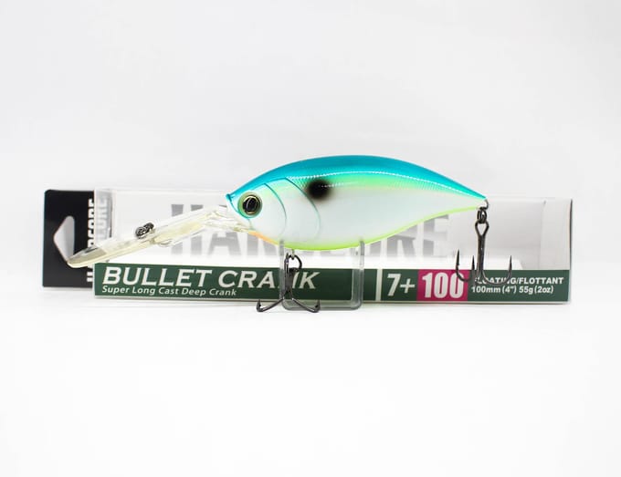 Yo Zuri Duel Hardcore Bullet Crank 7+ 100F Drijvend kunstaas R1422-CSH (1597) white