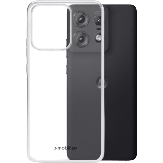Mobilize Motorola Edge 50 Pro Siliconen (TPU) Hoesje Transparant