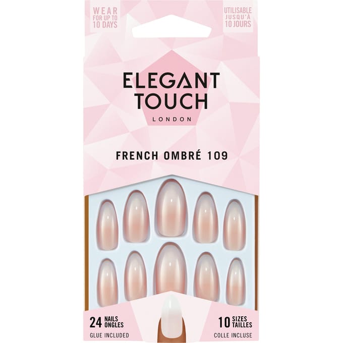Elegant Touch French Ombre Nails 109