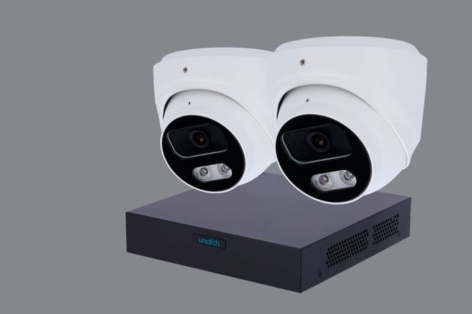 IP Camera - Complete set- 4MP- Turret camera - Set 2