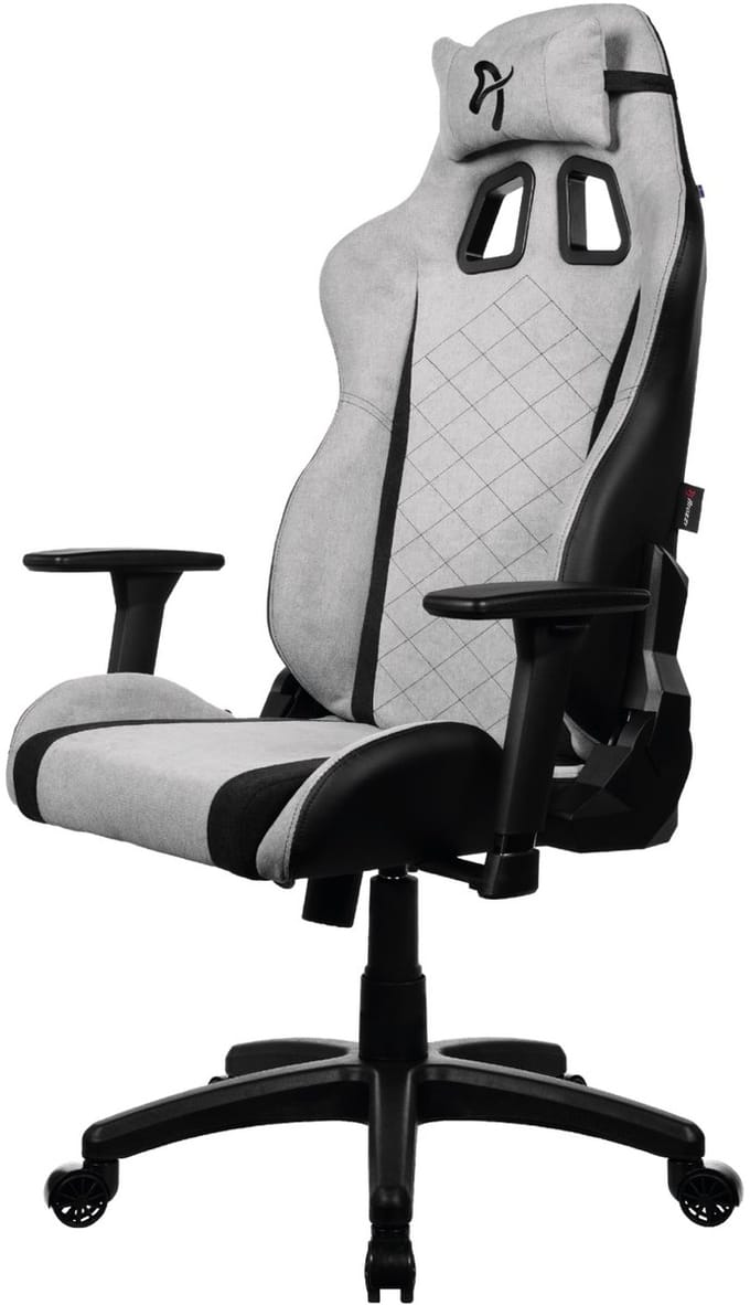 Arozzi Avanti Gamingstoel - Soft Fabric™ - Lichtgrijs