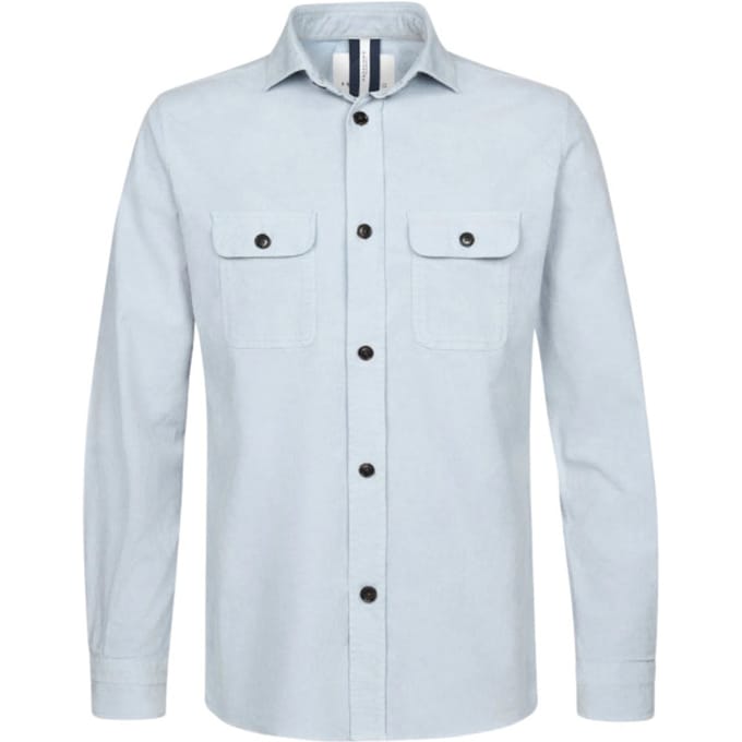 Profuomo  Overshirts Blauw Ppwf10008