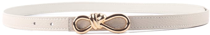 Giuliano Lederen riem - Made in Italy - Beige