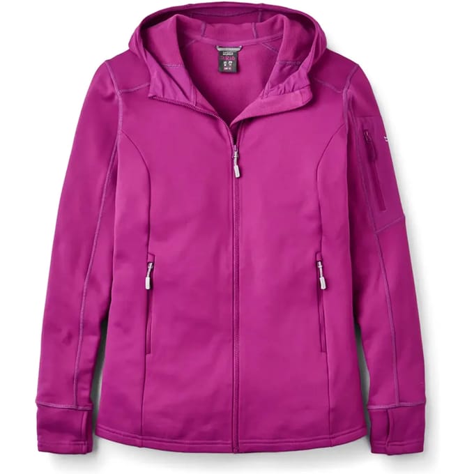 Fleece met capuchon en volledige rits voor dames Rab Modulus