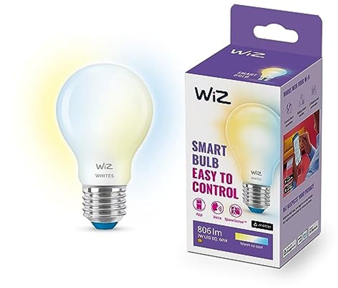 Slimme LED Lamp E27 - Warm tot Koelwit Licht - 60W Mat - Wi-Fi Verlichting