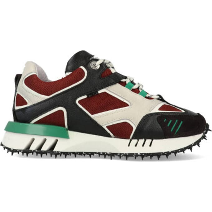 Bronx Ha-cker 66430 Lage sneakers - Leren Sneaker - Dames - Grijs - Maat 36