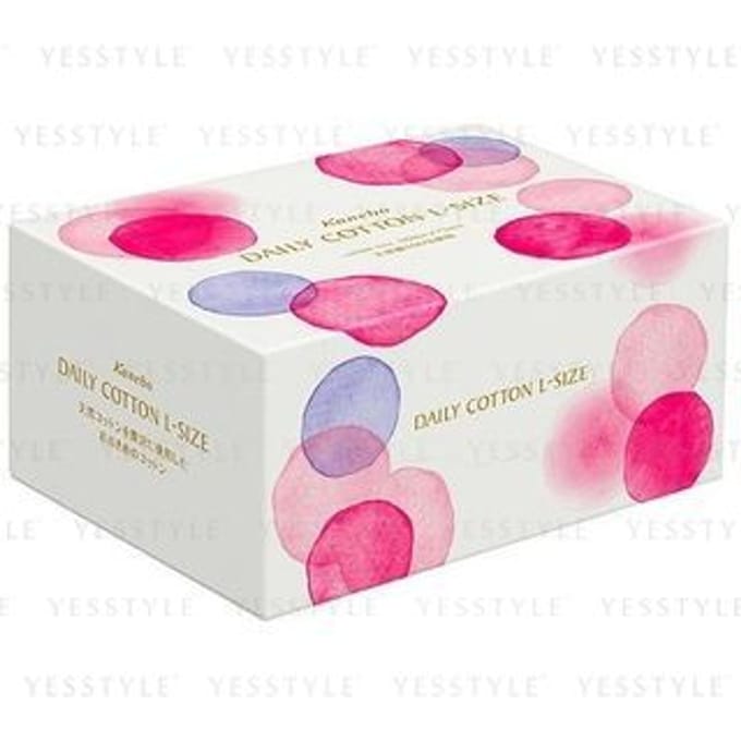 Kanebo - Beauty Works Daily Cotton L-Size 90 pcs