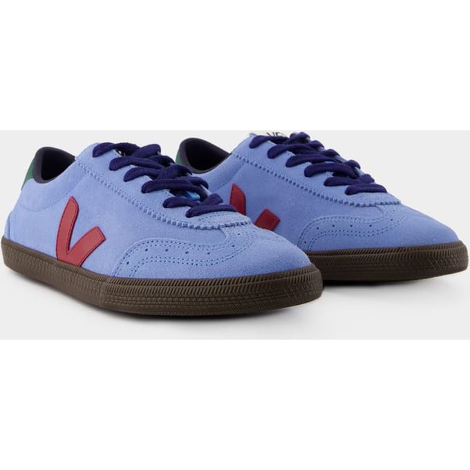 Volley Sneakers - Veja - Leer - Blauw