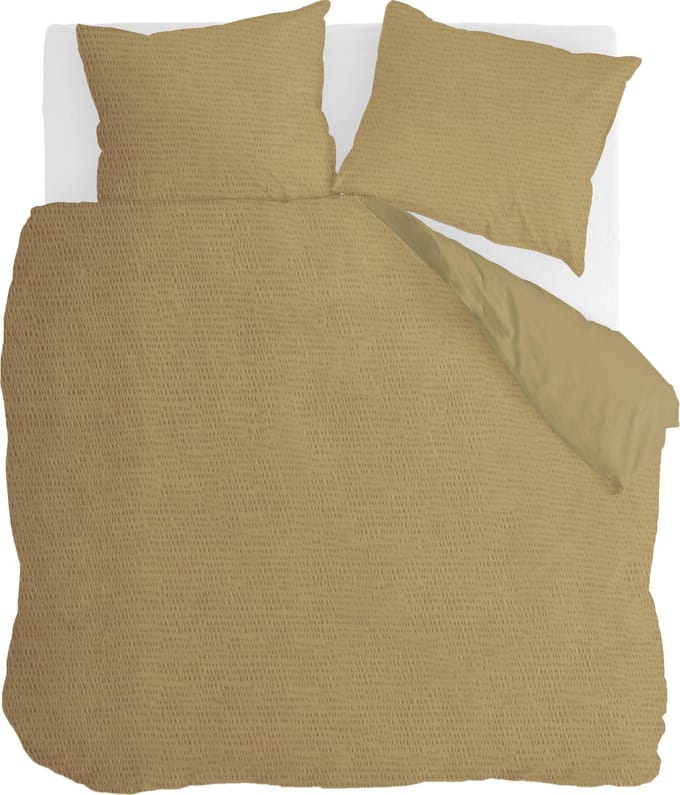 Walra Dekbedovertrek Basic & Tough - 240x220 - 100% Katoen - Honing Mosterd