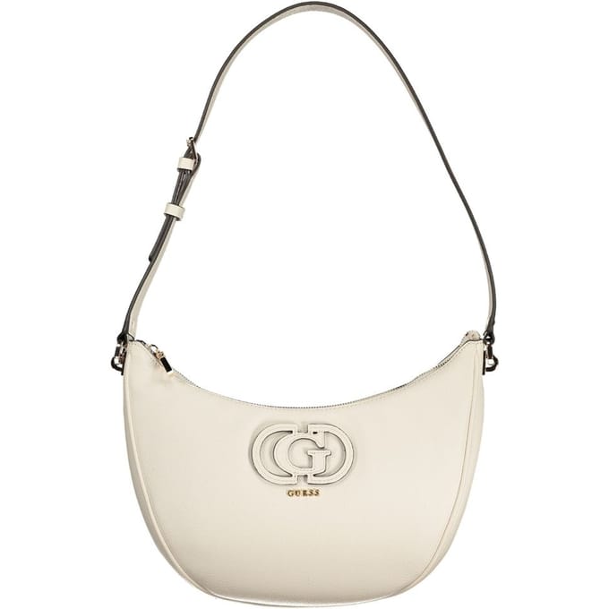 GUESS Schoudertas Calebra Hobo Shoulder Bag Creme White Crème