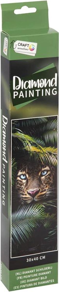 Grafix Diamond painting Panther 30x40cm ( exclusief lijst)