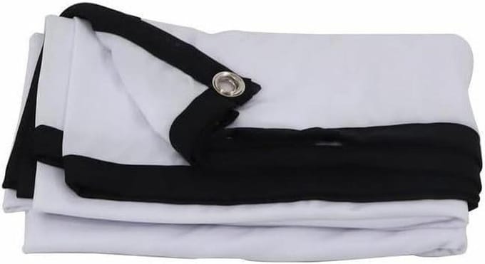 Projectorscherm - Projectiedoek Buiten - Thuisbioscoop Creëren - Kreukvrij Polyester - 120 Inch - Wit