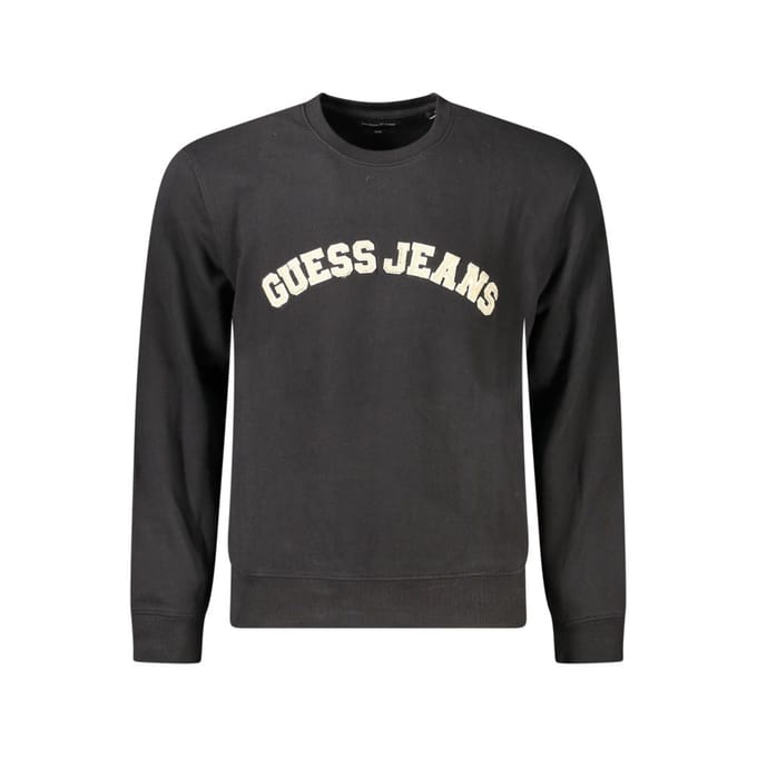 Guess Jeans Zwarte Katoenen Heren Sweatshirt