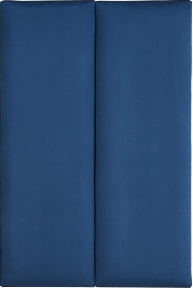 Gestoffeerde wandpanelen Carpino set van 2 fluweel 90x30 cm marineblauw [neu.haus]