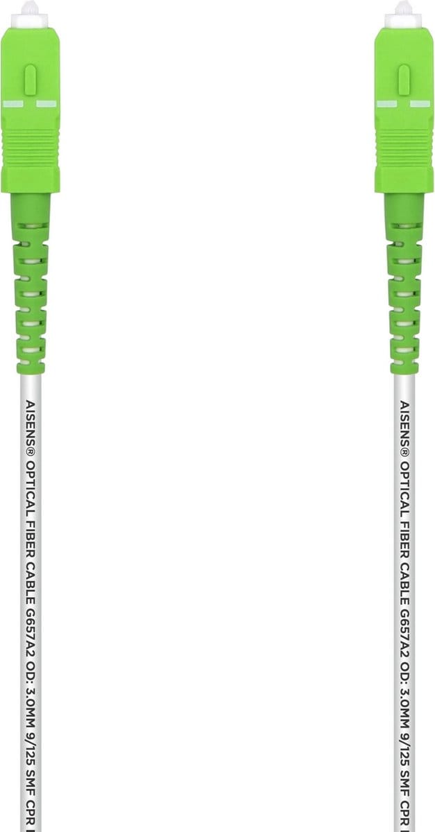 AISENS A152-0495 InfiniBand en Glasvezelkabel 3 m SC Wit