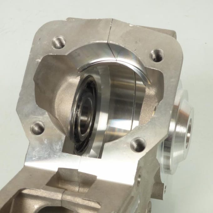 Carter moteur RSM type racing avec support pour mobylette Peugeot 103 RCX Neuf