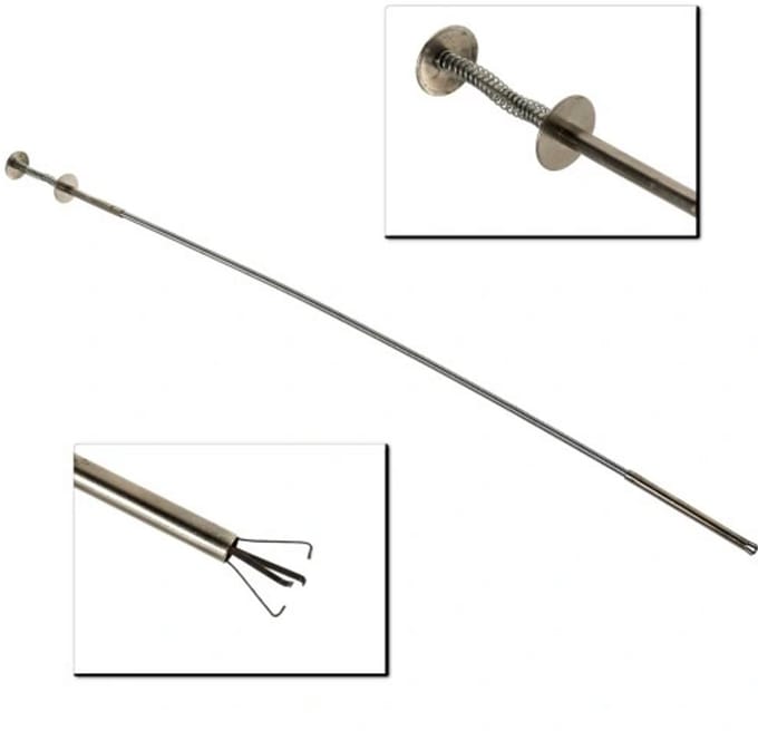 veergrijper 60cm lengte - voor schroeven en kleine elementen - uitgerust met intrekbare tang