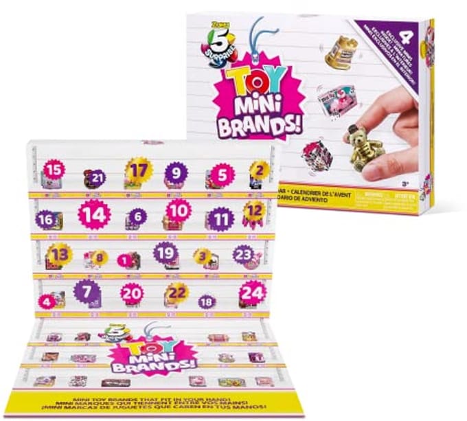 Mini Merk Speelgoed Adventskalender 24 Verpakkingen