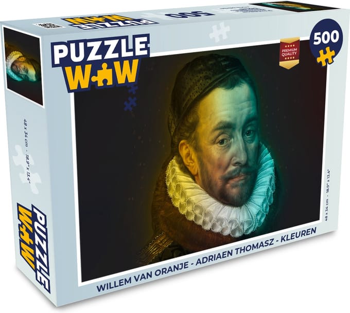 Puzzel Willem van Oranje - Adriaen Thomasz - Kleuren - Legpuzzel - Puzzel 500 stukjes
