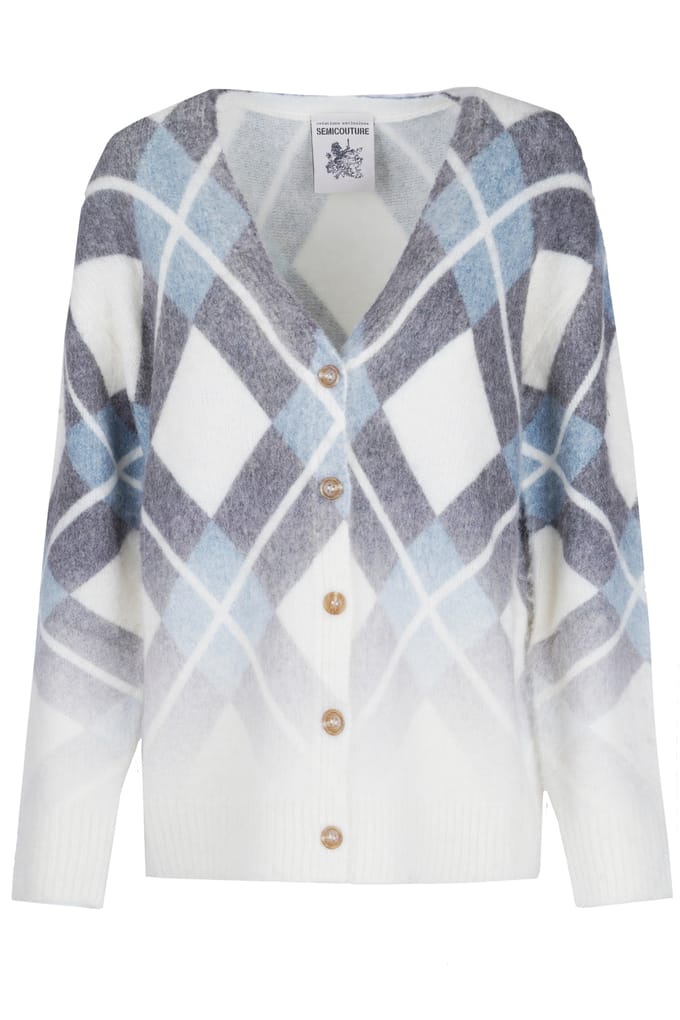 Semi Couture - Cardigan - 480866 - Melk/Grigio