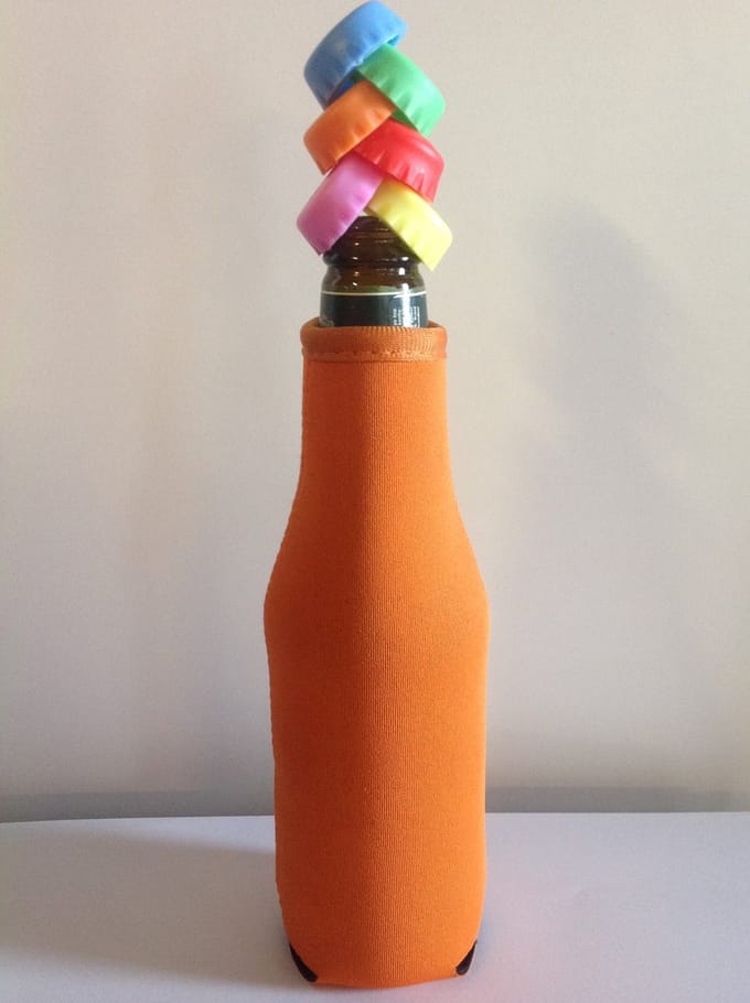 Eizook Afsluitdopjes voor Bier flessen - Siliconen - Rood - 6 stuks